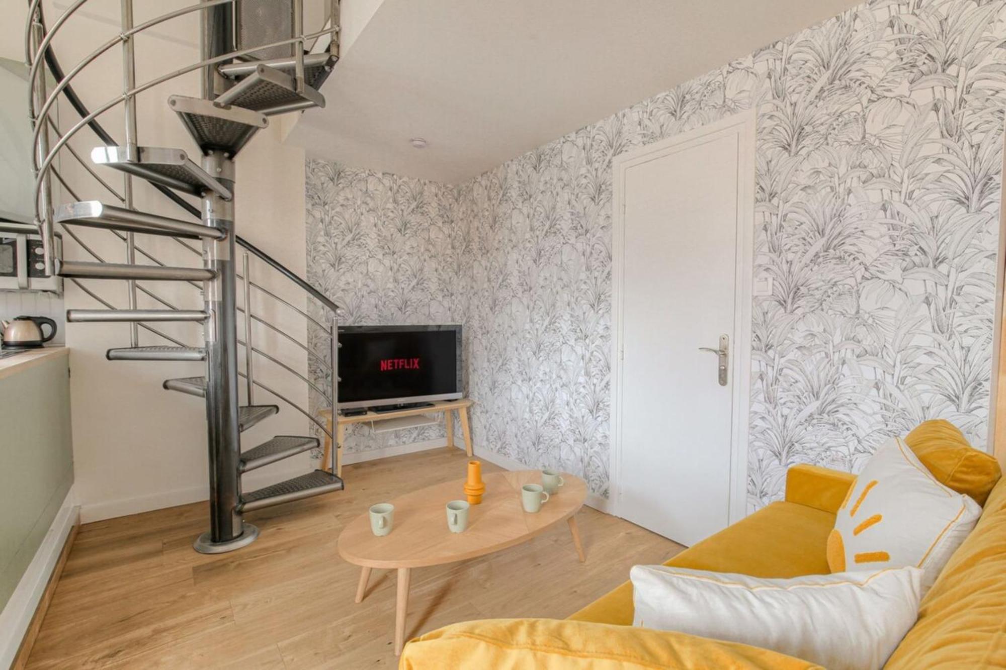 Ferienwohnung Duplex Spacieux Et Design Proche La Part-Dieu Lyon Exterior foto